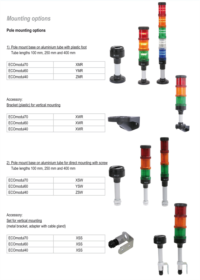 Pole mounting options